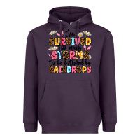 Plum i've survived too many storms Heavyweight Hoodie - JahusDesignShop