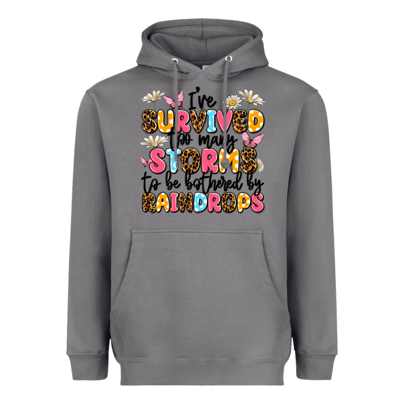 I've Survived Too Many Storms Heavyweight Hoodie by JahusDesignShop | Teevron