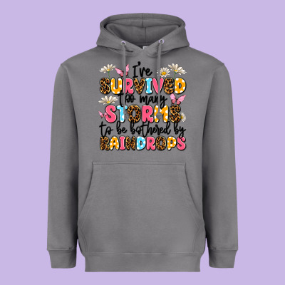 I've Survived Too Many Storms Heavyweight Hoodie Designed By Jahusdesignshop