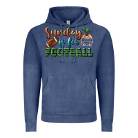 Vintage Denim sunday is for football Vintage Hoodie - BundleAndBundleShop