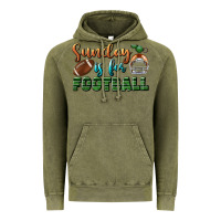 Vintage Olive sunday is for football Vintage Hoodie - BundleAndBundleShop