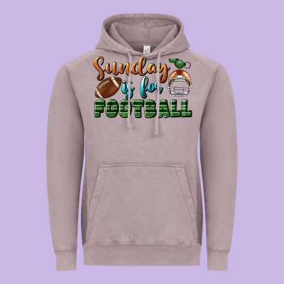 Sunday Is For Football Vintage Hoodie Designed By Bundleandbundleshop