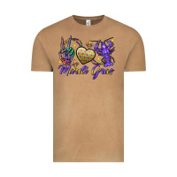 Vintage Camel Peace love crawfish Mardi Gras skeleton hand Vintage Tee - FaDigitalArtStudio