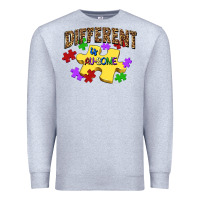 Heather Grey different is au some Premium Sweatshirt - JahusDesignShop