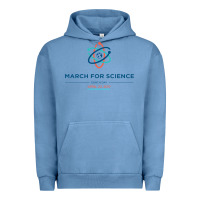 Pigment Pebble Blue march for science astronaut Urban Hoodie - DesigneFamous