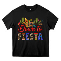 Black Down to fiesta Heavy Core Tee - RanaPortraitStore