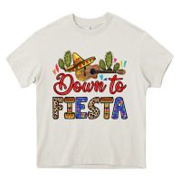 Cream Down to fiesta Heavy Core Tee - RanaPortraitStore
