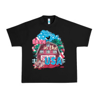 Black Barn in the USA Urban Heavy Tee - FaDigitalArtStudio