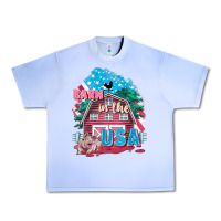 Grape Ice Barn in the USA Urban Heavy Tee - FaDigitalArtStudio