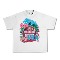 Lunar Rock Barn in the USA Urban Heavy Tee - FaDigitalArtStudio