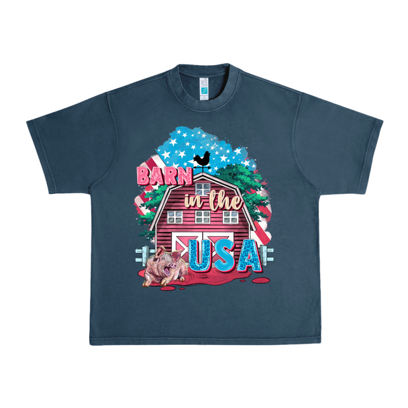 Barn In The Usa Urban Heavy Tee by FaDigitalArtStudio | Teevron