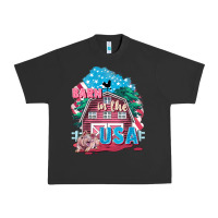 Pigment Black Barn in the USA Urban Heavy Tee - FaDigitalArtStudio