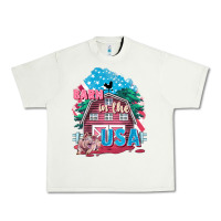 Pistachio Barn in the USA Urban Heavy Tee - FaDigitalArtStudio