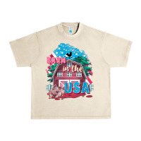 Sandshell Barn in the USA Urban Heavy Tee - FaDigitalArtStudio