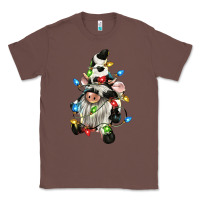 Chestnut christmas cow gnome Classic Tee - CowGirlArtShop