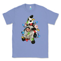 Colony Blue christmas cow gnome Classic Tee - CowGirlArtShop