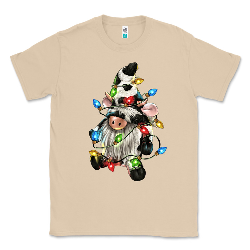 Christmas Cow Gnome Classic Tee by CowGirlArtShop | Teevron