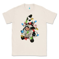 Natural christmas cow gnome Classic Tee - CowGirlArtShop