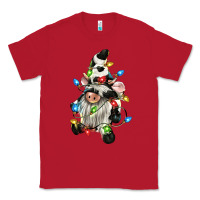 Red christmas cow gnome Classic Tee - CowGirlArtShop