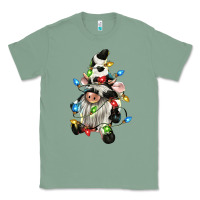 Sage christmas cow gnome Classic Tee - CowGirlArtShop