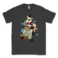Smoke christmas cow gnome Classic Tee - CowGirlArtShop