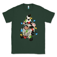 Sports Green christmas cow gnome Classic Tee - CowGirlArtShop