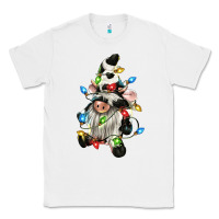White christmas cow gnome Classic Tee - CowGirlArtShop