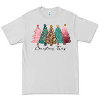 Dove Grey christmas trees Premium Tee - CowGirlArtShop