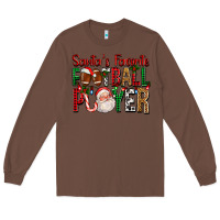 Chestnut Santa's Favorite Football Player For Christmas Long Sleeve Tee - FaDigitalArtStudio