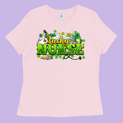 Lucky Nurse St. Patrick's Day Ladies Tee Designed By Howdyjamesfarm