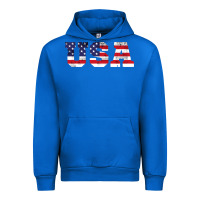 Cobalt usa Urban Hoodie - DesigneFamous