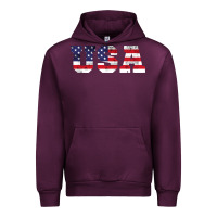 Mauve Wine usa Urban Hoodie - DesigneFamous