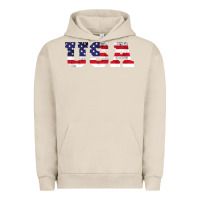 Pigment French Oak usa Urban Hoodie - DesigneFamous
