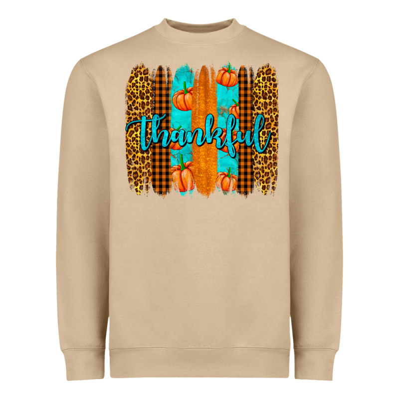 Thankful Brushstrokes Heavyweight Sweatshirt by AdoDesignShop | Teevron