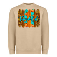 Mushroom thankful brushstrokes Heavyweight Sweatshirt - AdoDesignShop