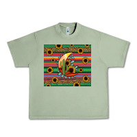 Oil Green western desert moon Urban Heavy Tee - Jasminsmagicworld