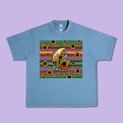 Western Desert Moon Urban Heavy Tee Designed By Jasminsmagicworld