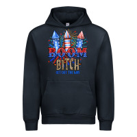Navy Boom Bıtch Get Out The Way Urban Hoodie - JahusDesignShop