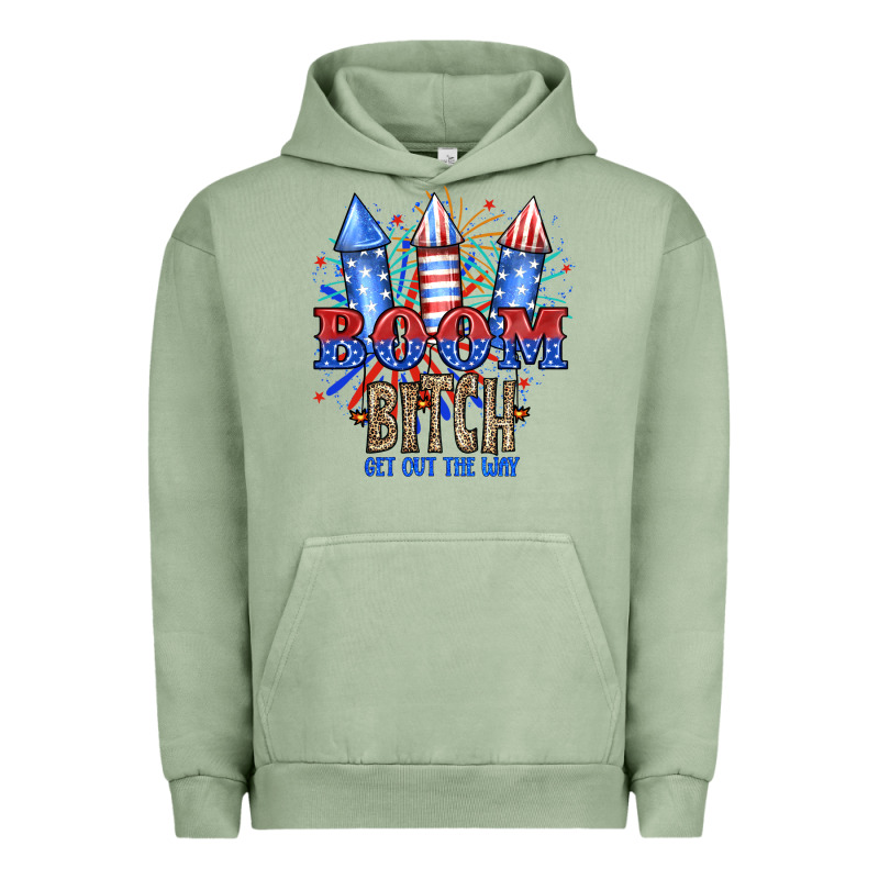 Boom Bıtch Get Out The Way Urban Hoodie by JahusDesignShop | Teevron
