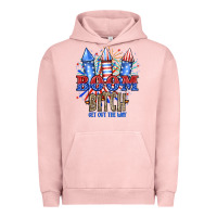 Pigment Salmon Boom Bıtch Get Out The Way Urban Hoodie - JahusDesignShop
