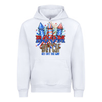 White Boom Bıtch Get Out The Way Urban Hoodie - JahusDesignShop