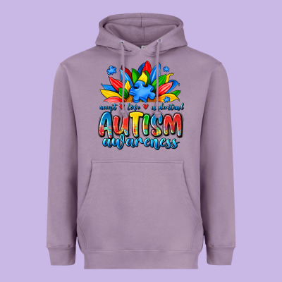 Autism Awareness Accept Love Understand Heavyweight Hoodie Designed By Jahusdesignshop