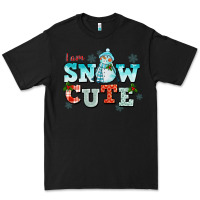 Black i am snow cute Premium Tee - CowGirlArtShop