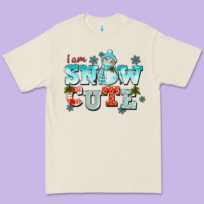 I Am Snow Cute Premium Tee Designed By Cowgirlartshop