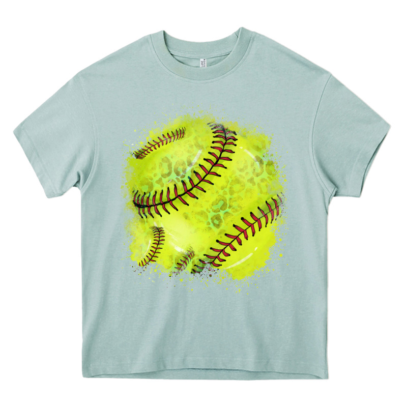 Softball Background Heavy Core Tee by HowdyJamesFarm | Teevron