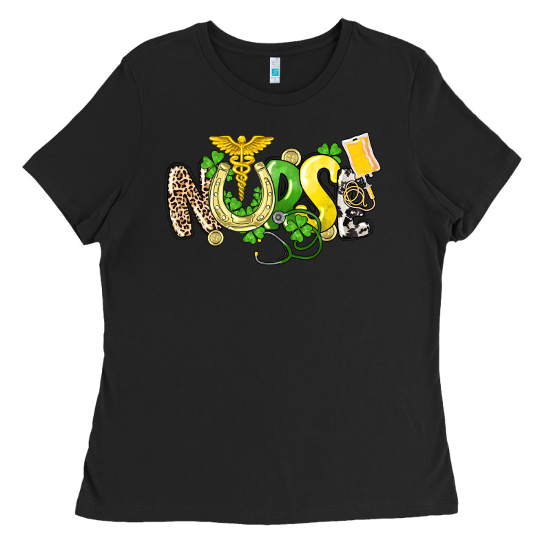 Nurse St. Patrick's Day Ladies Tee by HowdyJamesFarm | Teevron
