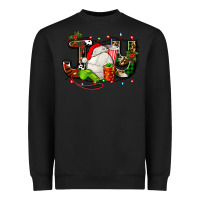 Black joy with volleyball and santa's hat Heavyweight Sweatshirt - AdoDesignShop