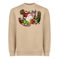 Joy With Volleyball And Santa's Hat Heavyweight Sweatshirt | Teevron