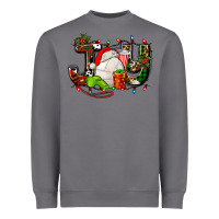 Storm joy with volleyball and santa's hat Heavyweight Sweatshirt - AdoDesignShop