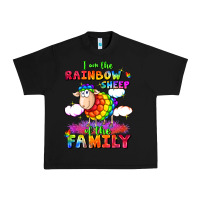 Black I am the rainbow sheep of the family Urban Heavy Tee - FaDigitalArtStudio